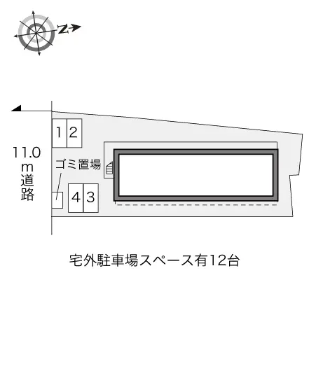 ★手数料０円★高松市鬼無町藤井　月極駐車場（LP）